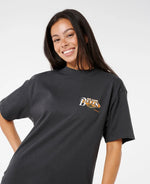 Rip Curl Born At Bells OG Tee - Washed Black