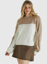 Sass Valery Knit - Oatmeal/Bone Cream
