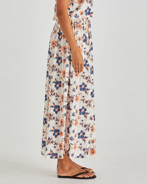 Sass Luca Full Skirt - Floral Embroidery