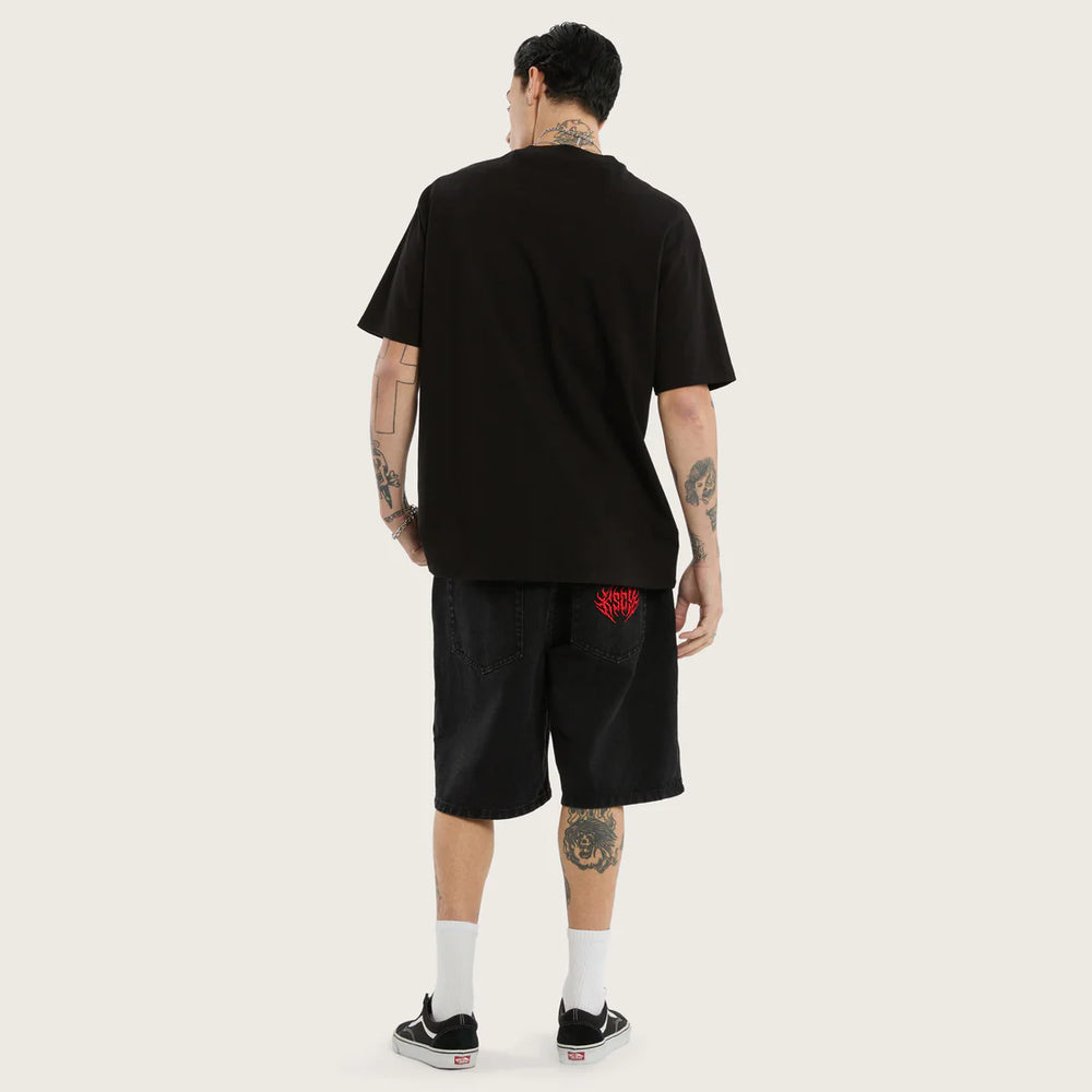 Kiss Chacey Obelisk Box Fit Tee - Jet Black