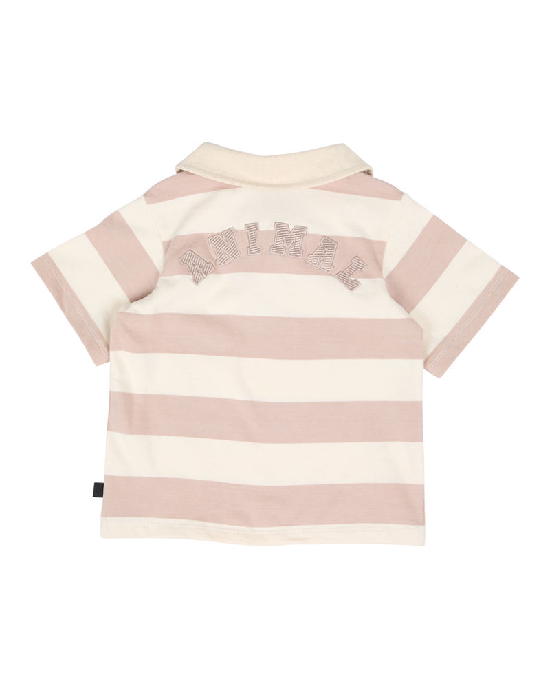 Animal Crackers Uni Polo - Stripe