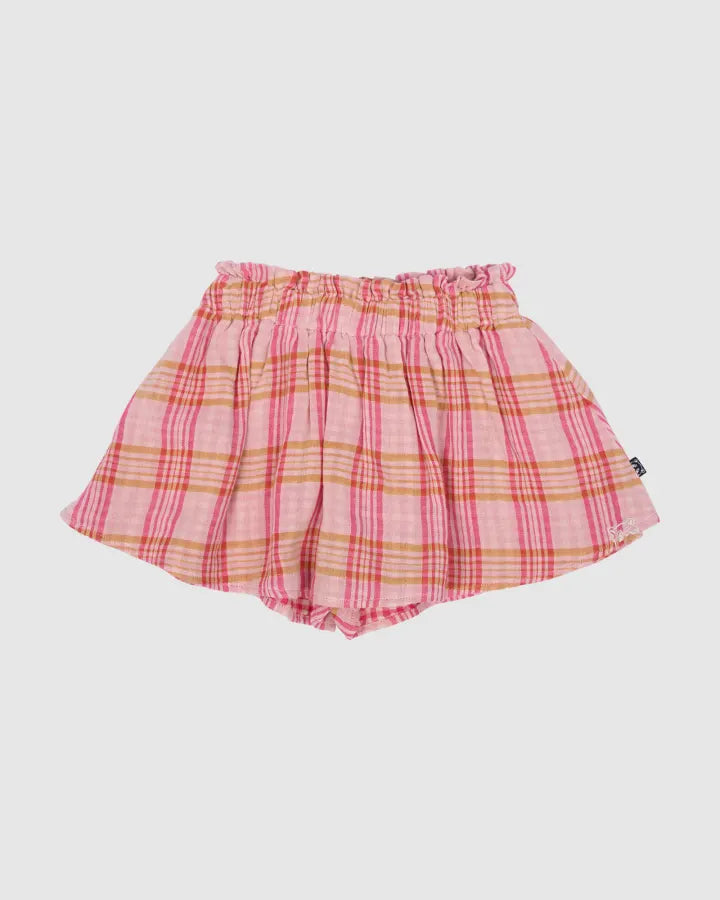Animal Crackers Mixed Skort - Check
