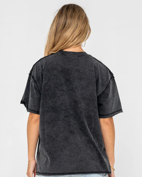 Rusty Roxanne Feeln Rusty Oversize Tee - Washed Black