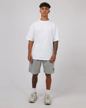 St Goliath Fleece Cargo Short - Grey Marle