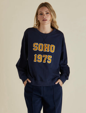 Betty Basics South Sweat - Navy