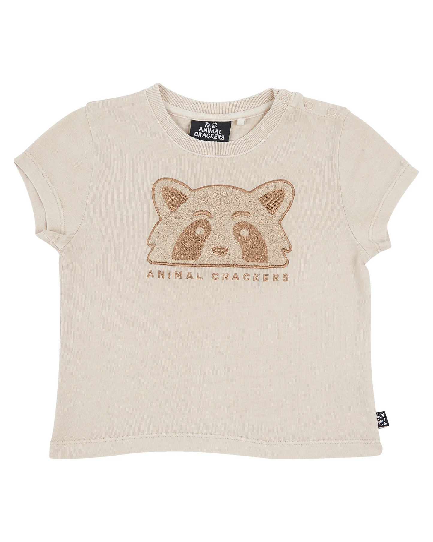 Animal Crackers Raffi Tee - Tan