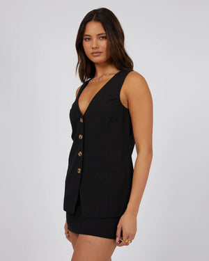 Jorge Tilly Vest - Black