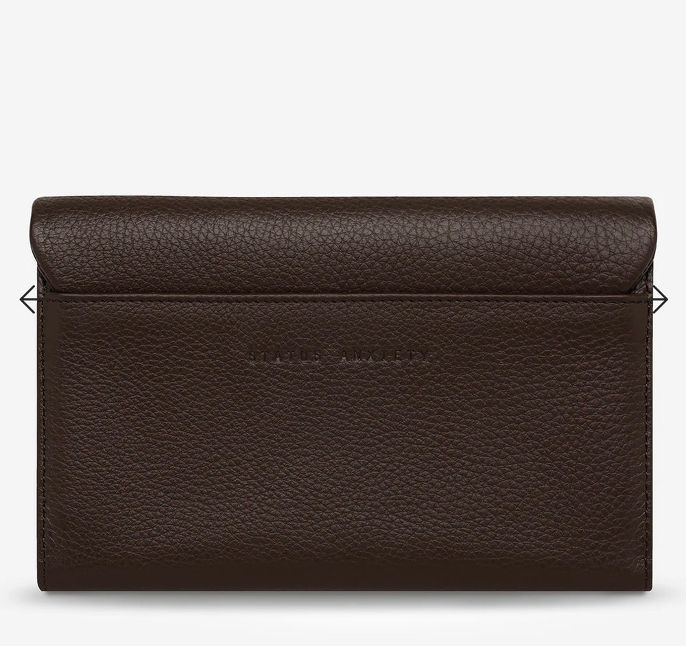 Status Anxiety Remnant Wallet - Cocoa