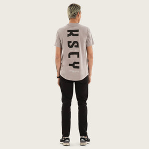 Kiss Chacey Fallout Dual Curved Tee - Pigment Gull