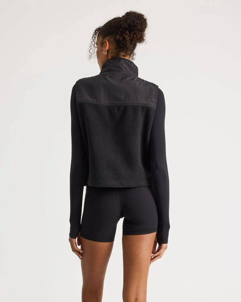 Upstate Micro Fleece Vest - Black