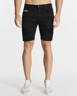 Nena & Pasadena Spitfire Denim Short - Jet Black