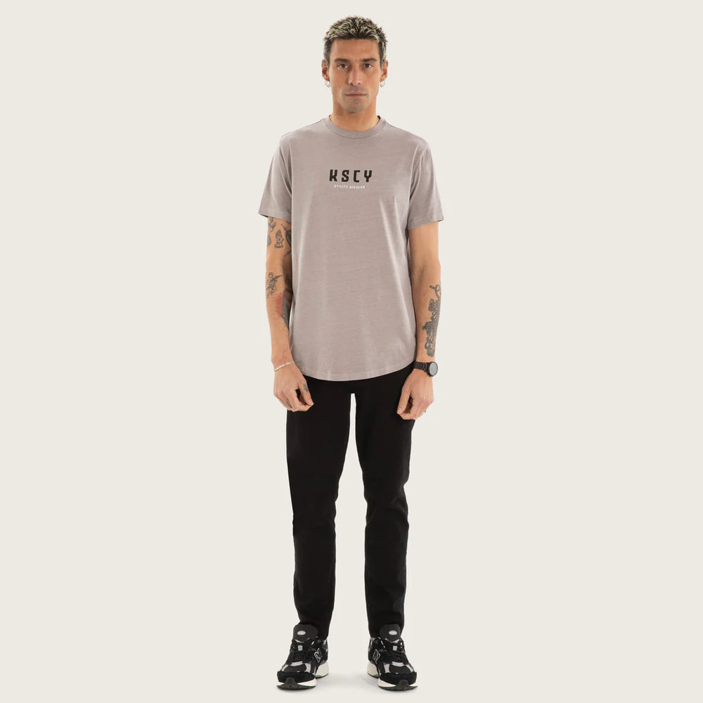 Kiss Chacey Fallout Dual Curved Tee - Pigment Gull