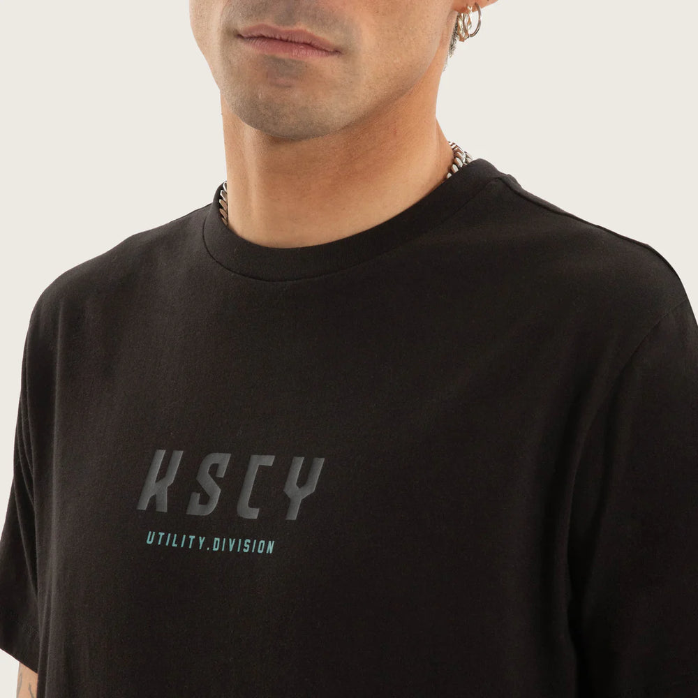 Kiss Chacey Fallout Dual Curved Tee - Jet Black