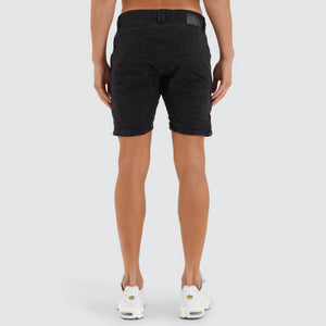 Nena & Pasadena Viper Denim Short - Black