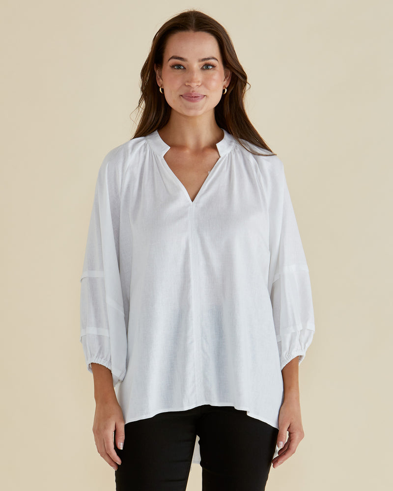 Betty Basics Grazia Blouse - White