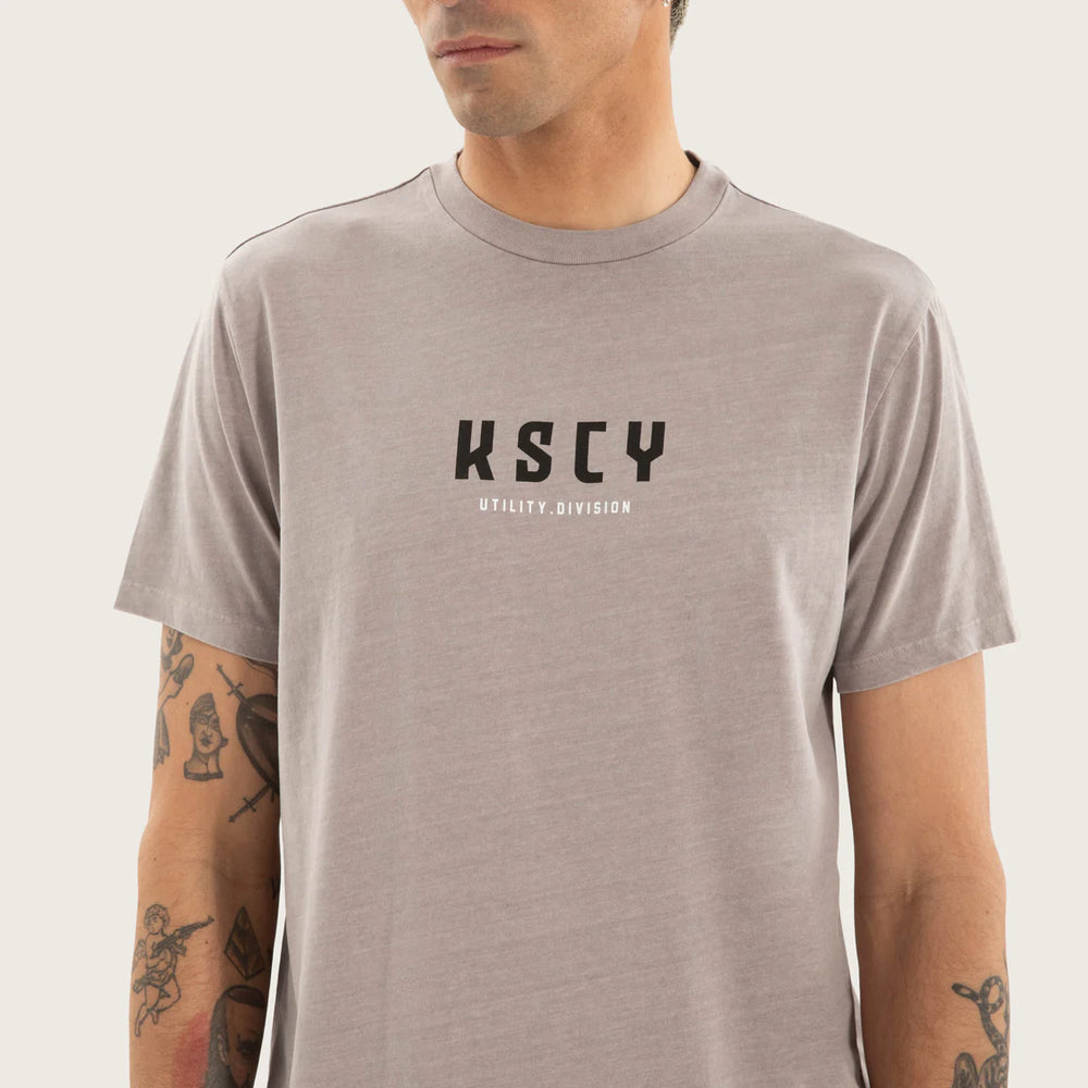 Kiss Chacey Fallout Dual Curved Tee - Pigment Gull