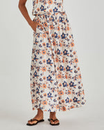 Sass Luca Full Skirt - Floral Embroidery