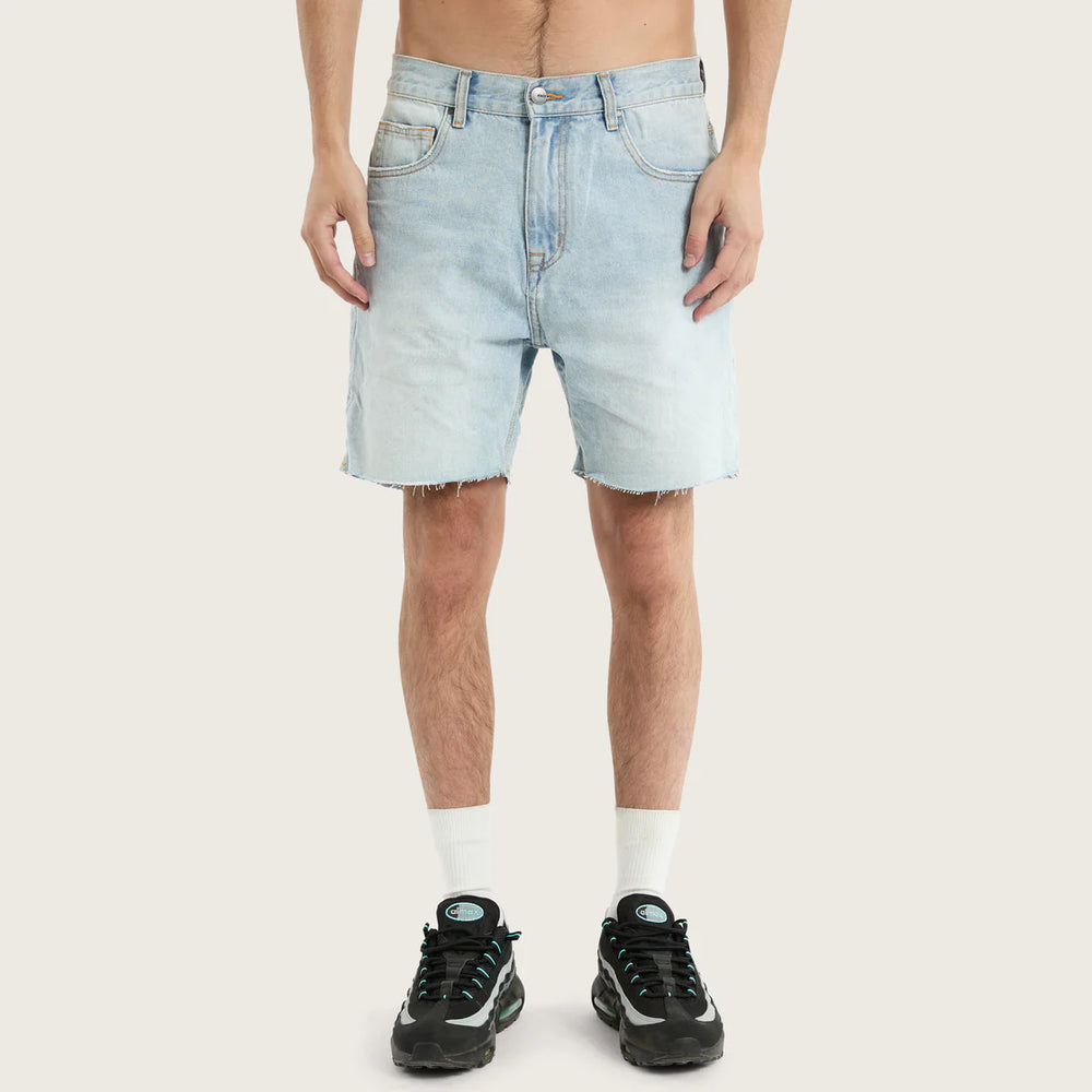 Kiss Chases KS5 Slim Denim Short - Sunbleached
