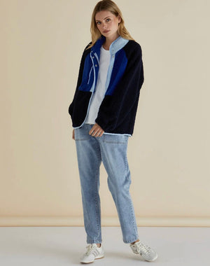 Betty Basics Franklin Fleecy Jacket - Blue