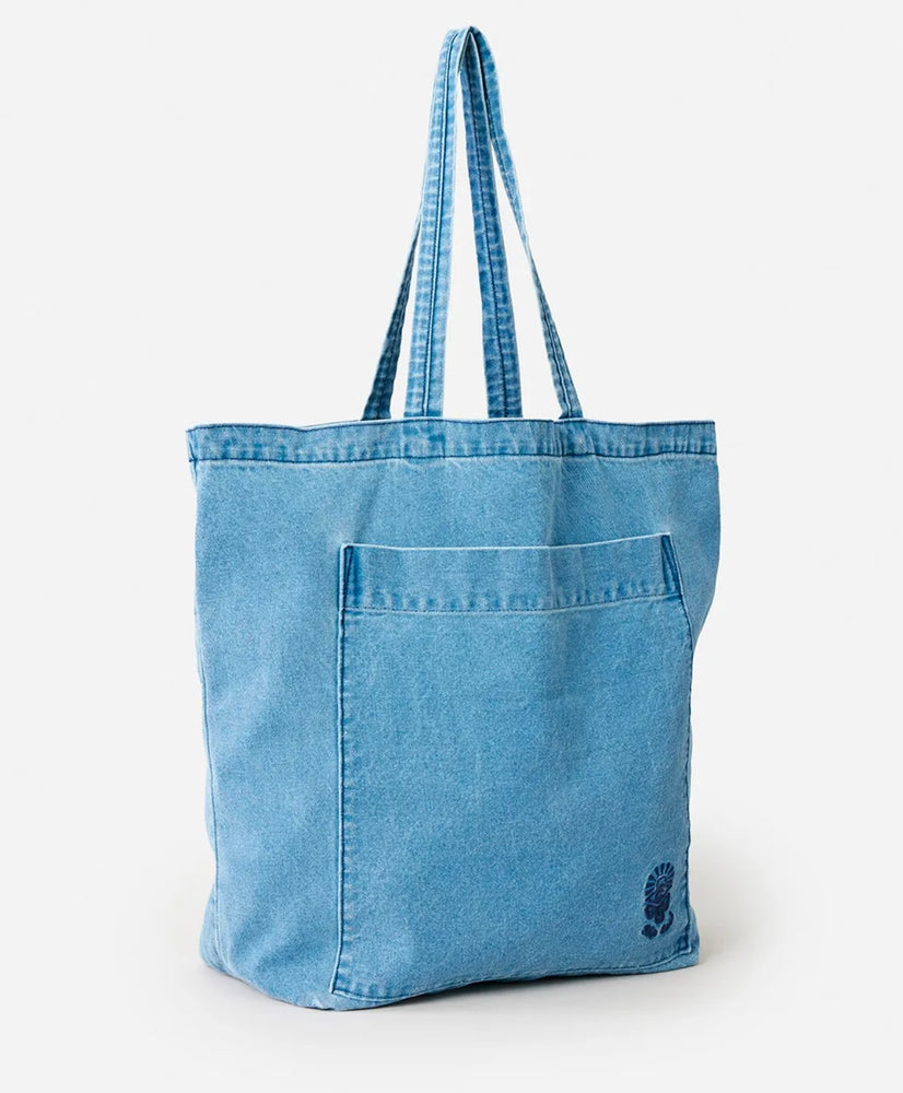Rip Curl Distressed Denim Tote Bag