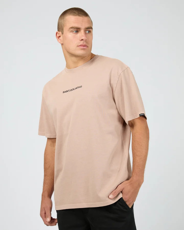 St Goliath ID Tee - Fawn