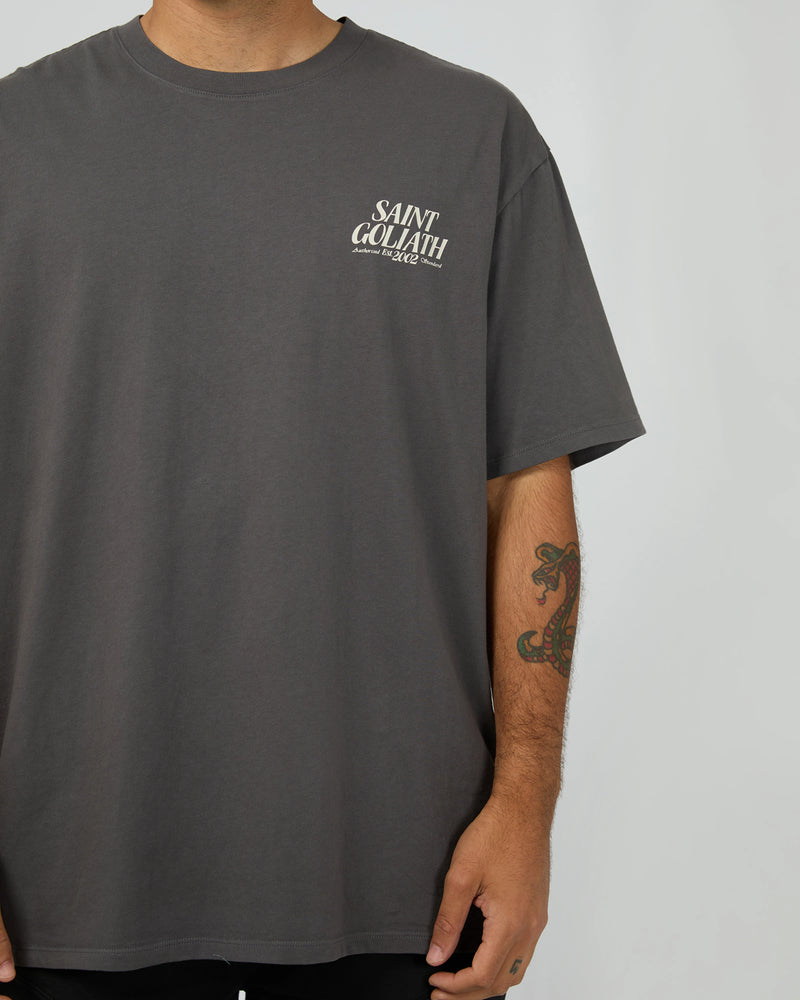 St Goliath Athens Tee - Coal