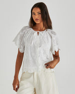 Sass Ani Blouse - White