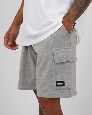 St Goliath Fleece Cargo Short - Grey Marle