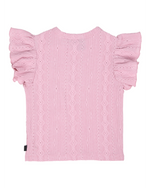 Animal Crackers Textured Top - Pink