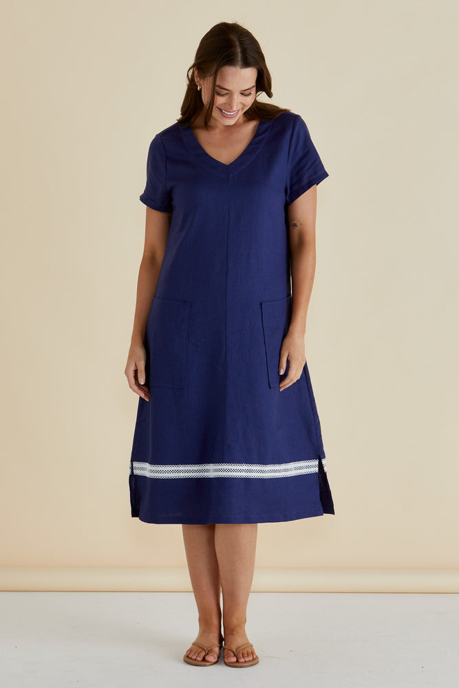 Betty Basics Elwood Dress - Navy