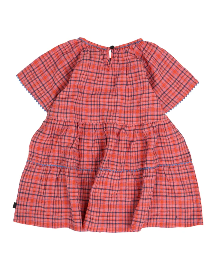 Animal Crackers Sunset Dress - Checked