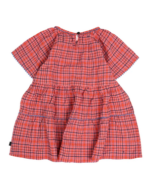 Animal Crackers Sunset Dress - Checked