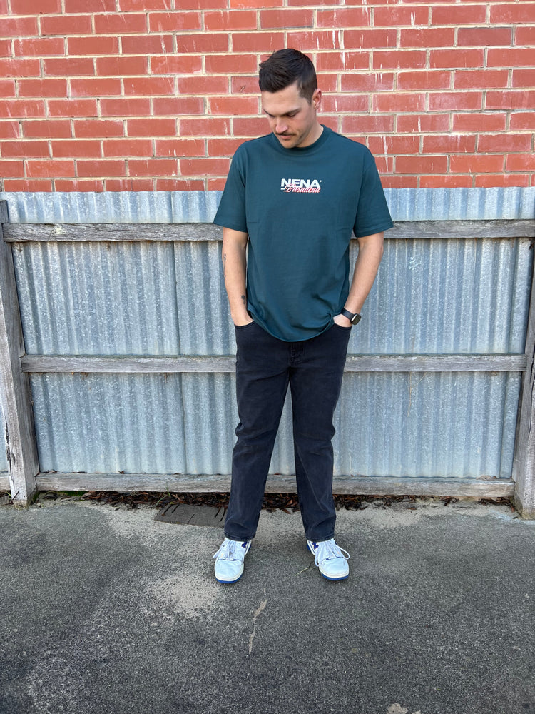 Nena & Pasadena Artillery Box Fit Tee - Sea Moss