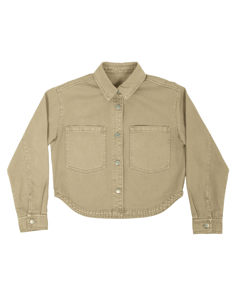 Two Fold Clare Denim Jacket - Olive