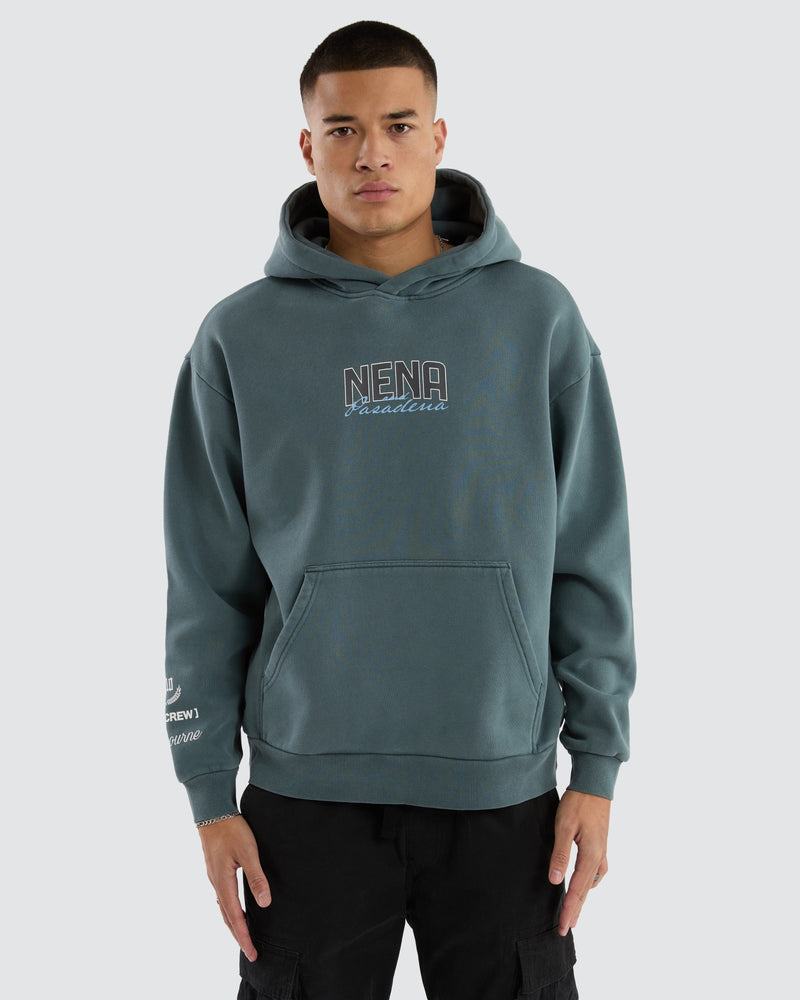 Nena & Pasadena Notary Relaxed Hoodie - Pigment Stormy Weather