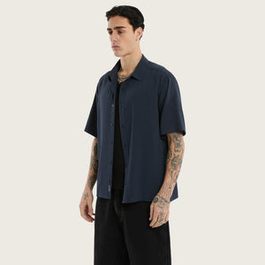 Kiss Chacey Longneck SS Shirt - Blue Check