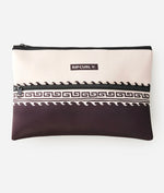 Rip Curl XL Pencil Case - Black/Oatmeal