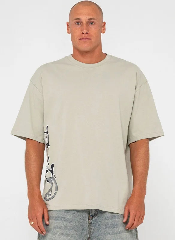 Rusty Spraya Shirt Sleeve Tee - Abbey Stone