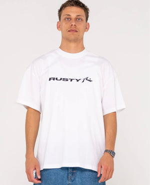 Rusty Vital Shirt Sleeve Tee - White
