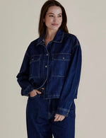 Betty Basics Shelby Denim Jacket - Dark Blue Denim