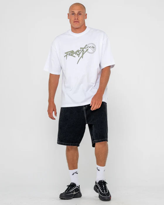 Rusty Hoodus Short Sleeve Tee - White