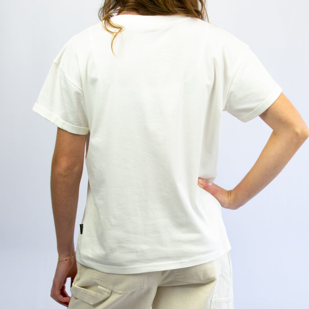 Carve Soleil Women’s Oversize Shirt Sleeve Tee - WPD Butter