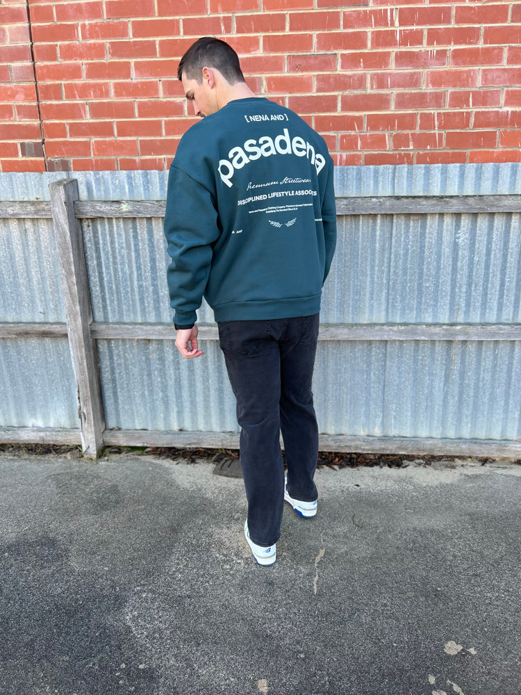 Nena & Pasadena Lectern Box Fit Sweater - Sea Moss