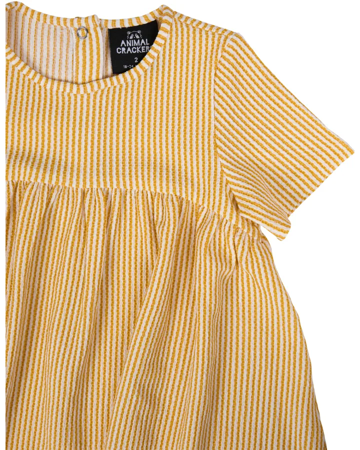 Animal Crackers Candyshop Dress - Yellow