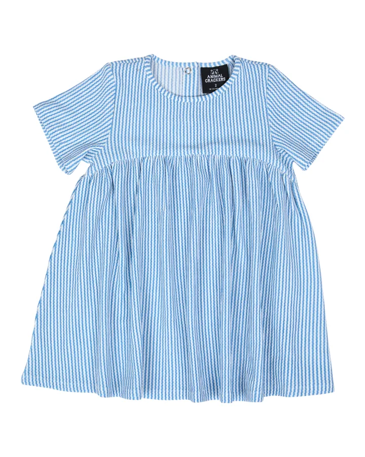 Animal Crackers Candyshop Dress - Blue