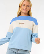 Rip Curl Las Dalias Colourblock Crew - Oatmeal Marle