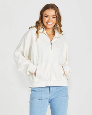 Sass Giselle Jacket - Cream Fleck