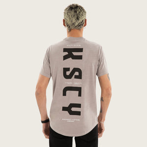 Kiss Chacey Fallout Dual Curved Tee - Pigment Gull