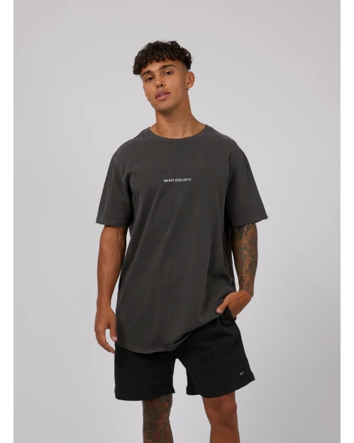 St Goliath ID Tee - Washed Black