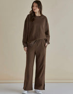 Betty Basics Easy Crew Sweat - Chocolate Brown